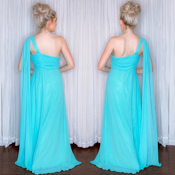 Turquoise Prom Pageant Homecoming Dress - Picture 4 of 8